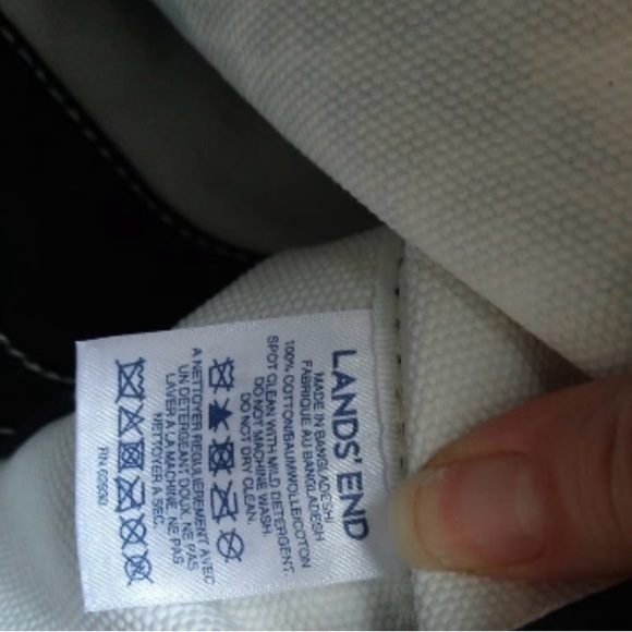 Land's end canvas zipper pouch/wristlet/ 4credit Cards Slots Leopard Print - Picture 4 of 5